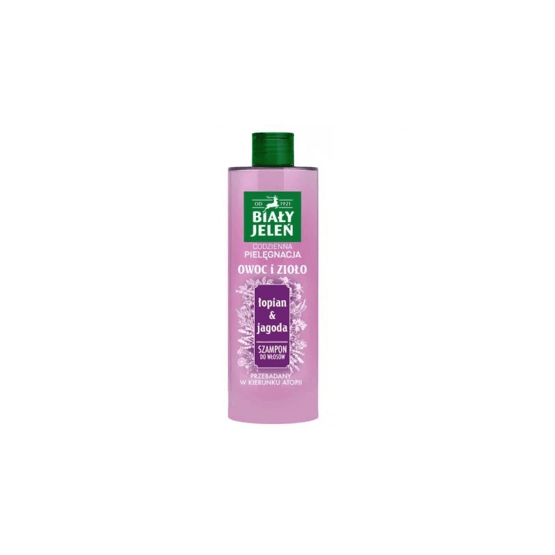 biały jeleń szampon do włosów łopian i jagoda 400ml skład